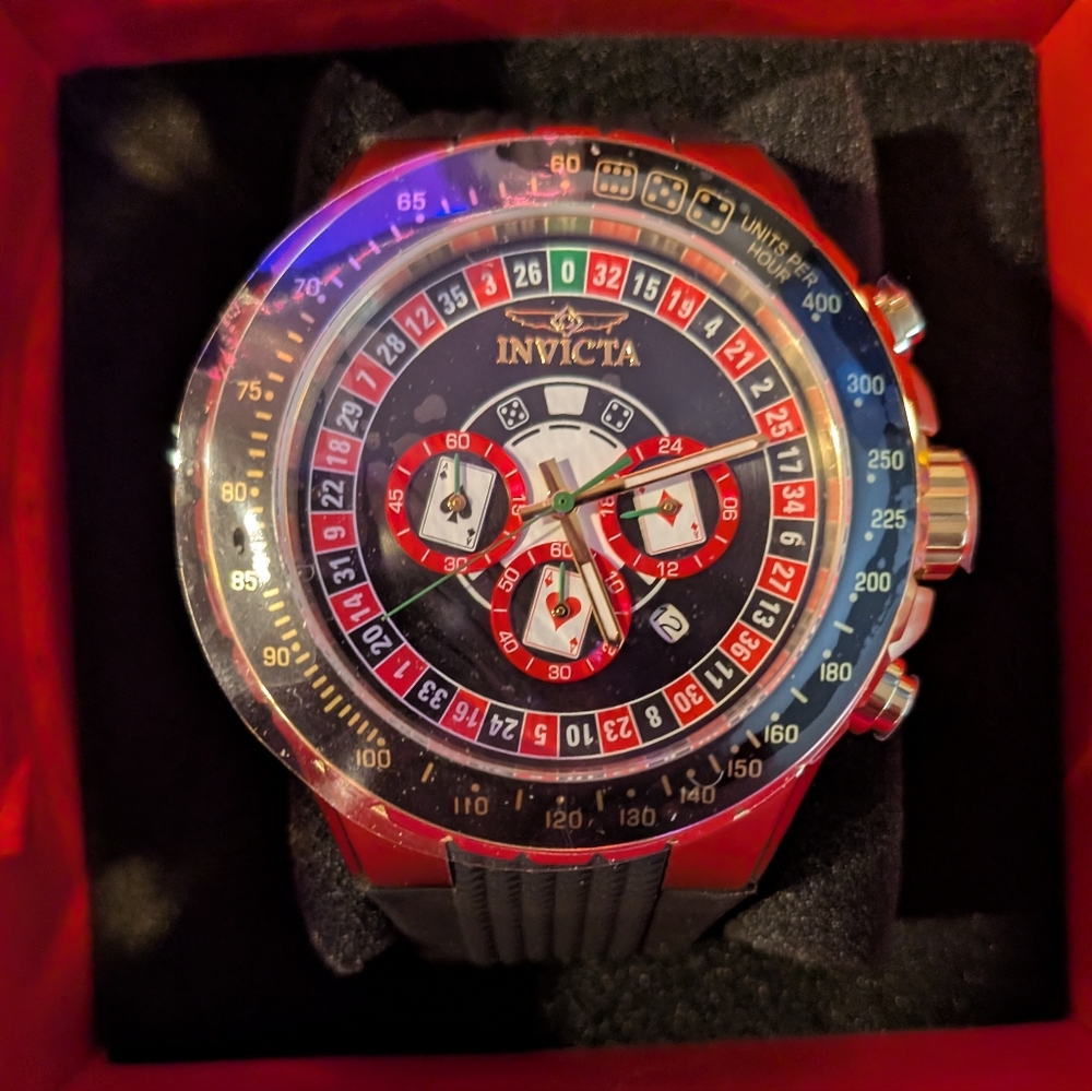 Invicta Roulette Gambling Watch